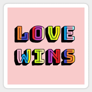 love wins Magnet